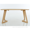 Nordic style Solid wood rectangle dining table